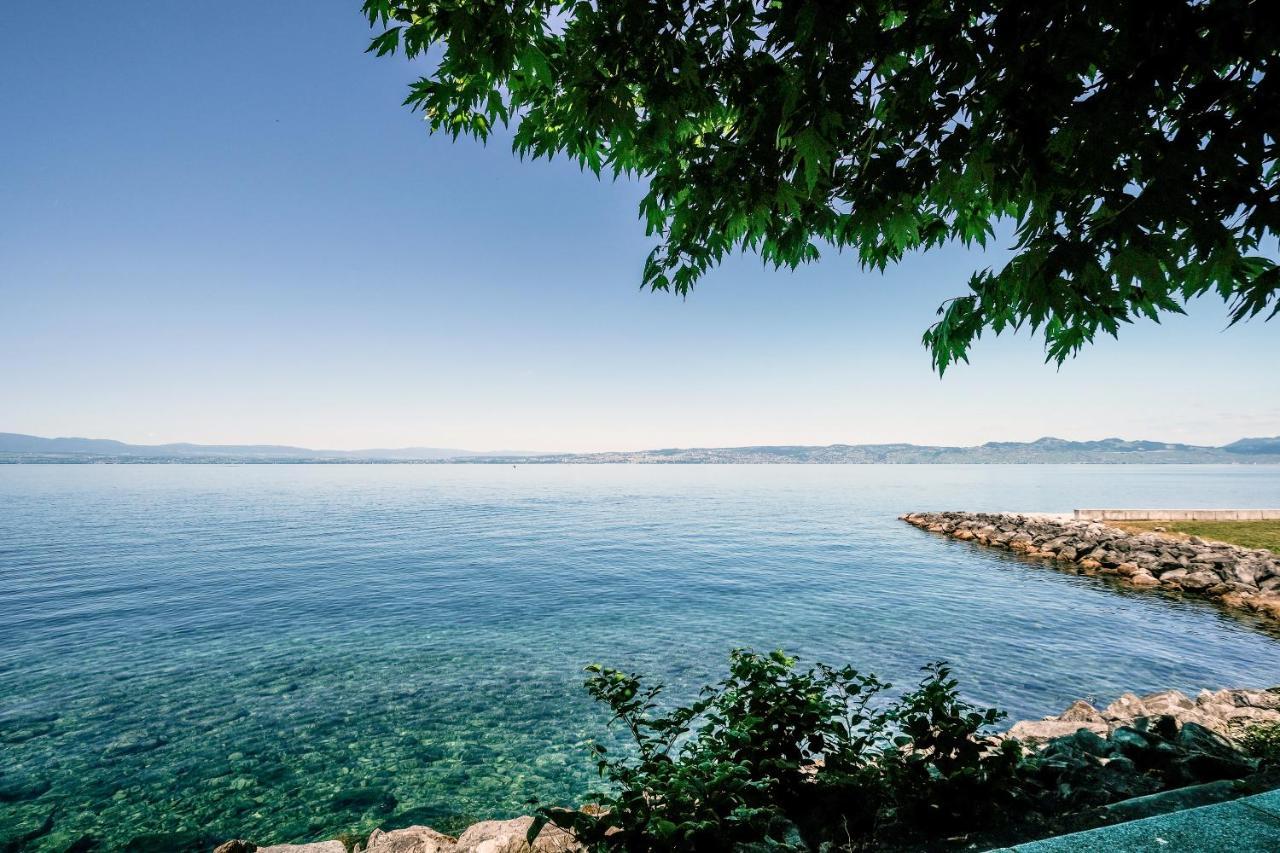 Pieds Dans L'Eau - Lac Leman - 2 Min Evian - Spacieux Neuvecelle Dış mekan fotoğraf